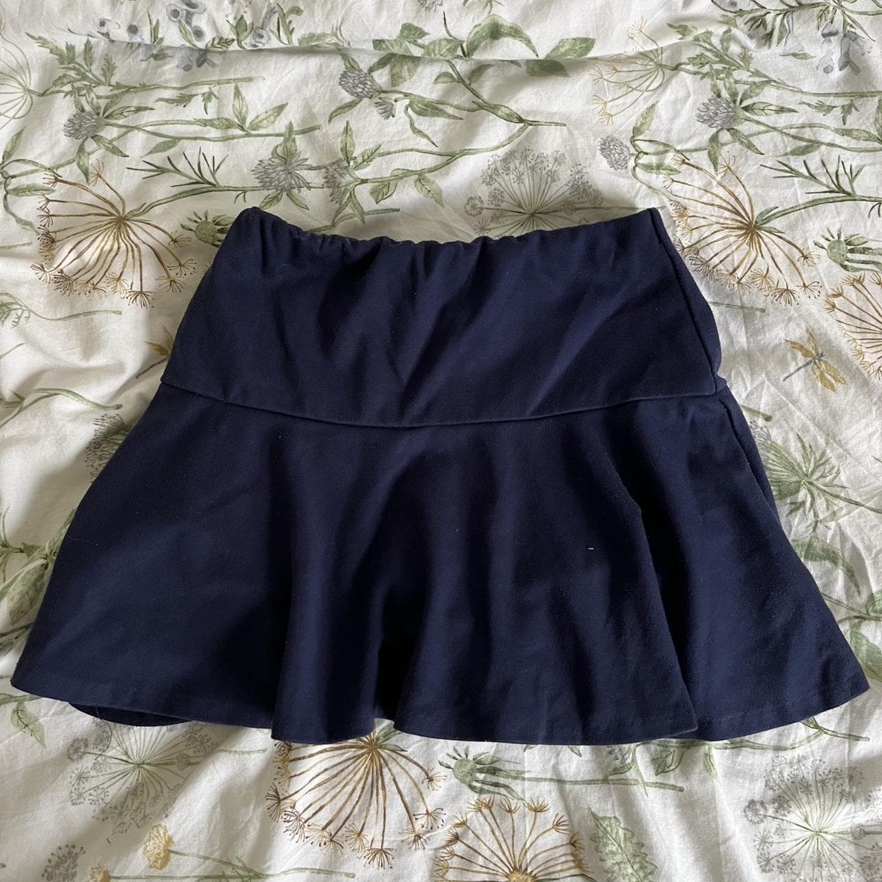 Ralph Lauren Navy blue miniskirt with built in...